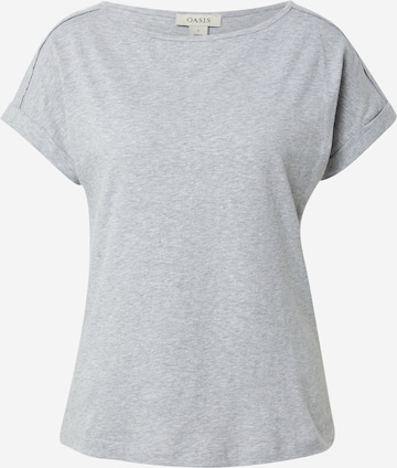 T-shirt Oasis en gris : devant