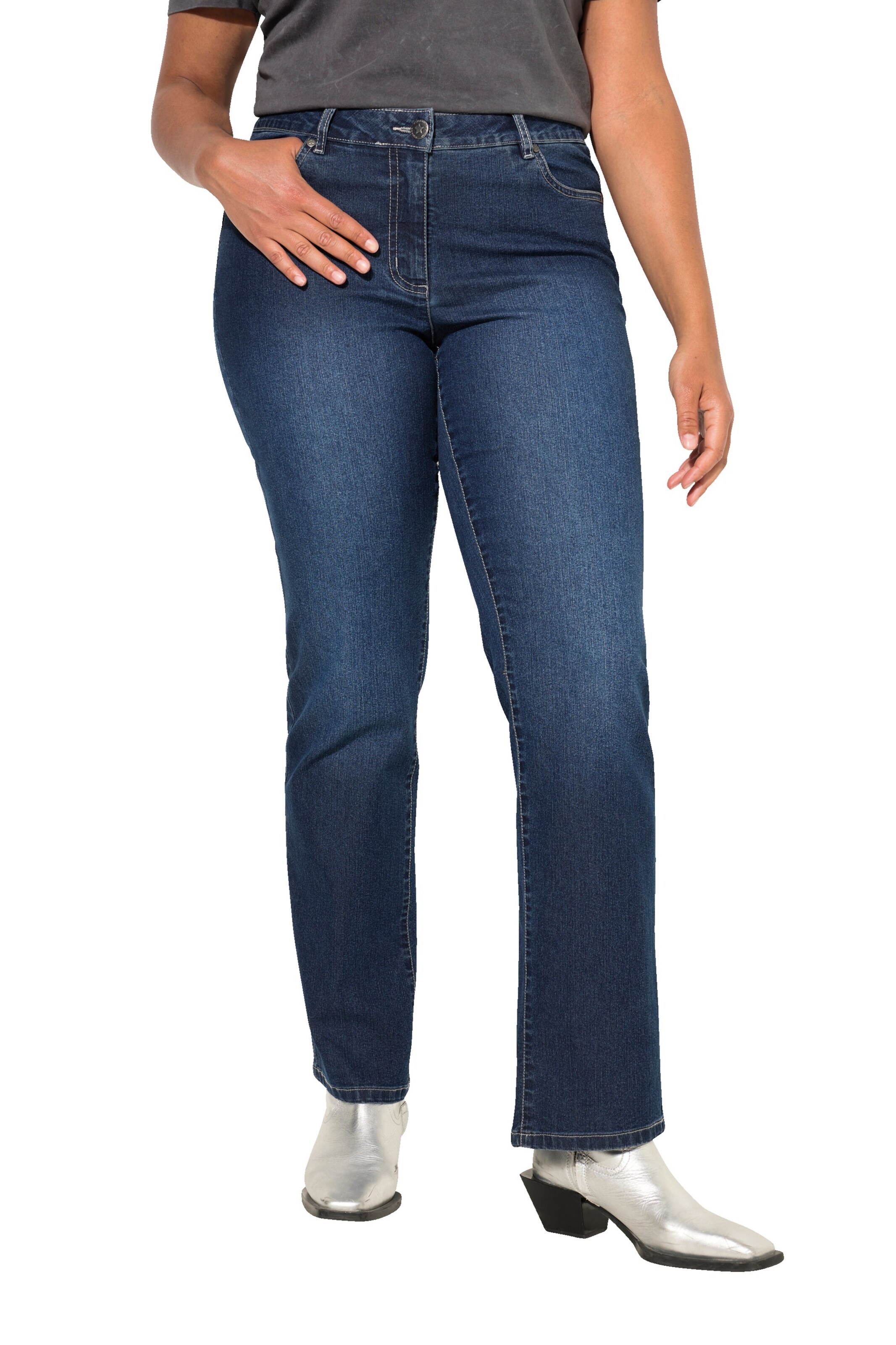 Angel of Style Regular Jeans in Blauw: voorkant