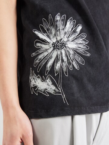 melns TOPMAN T-Krekls