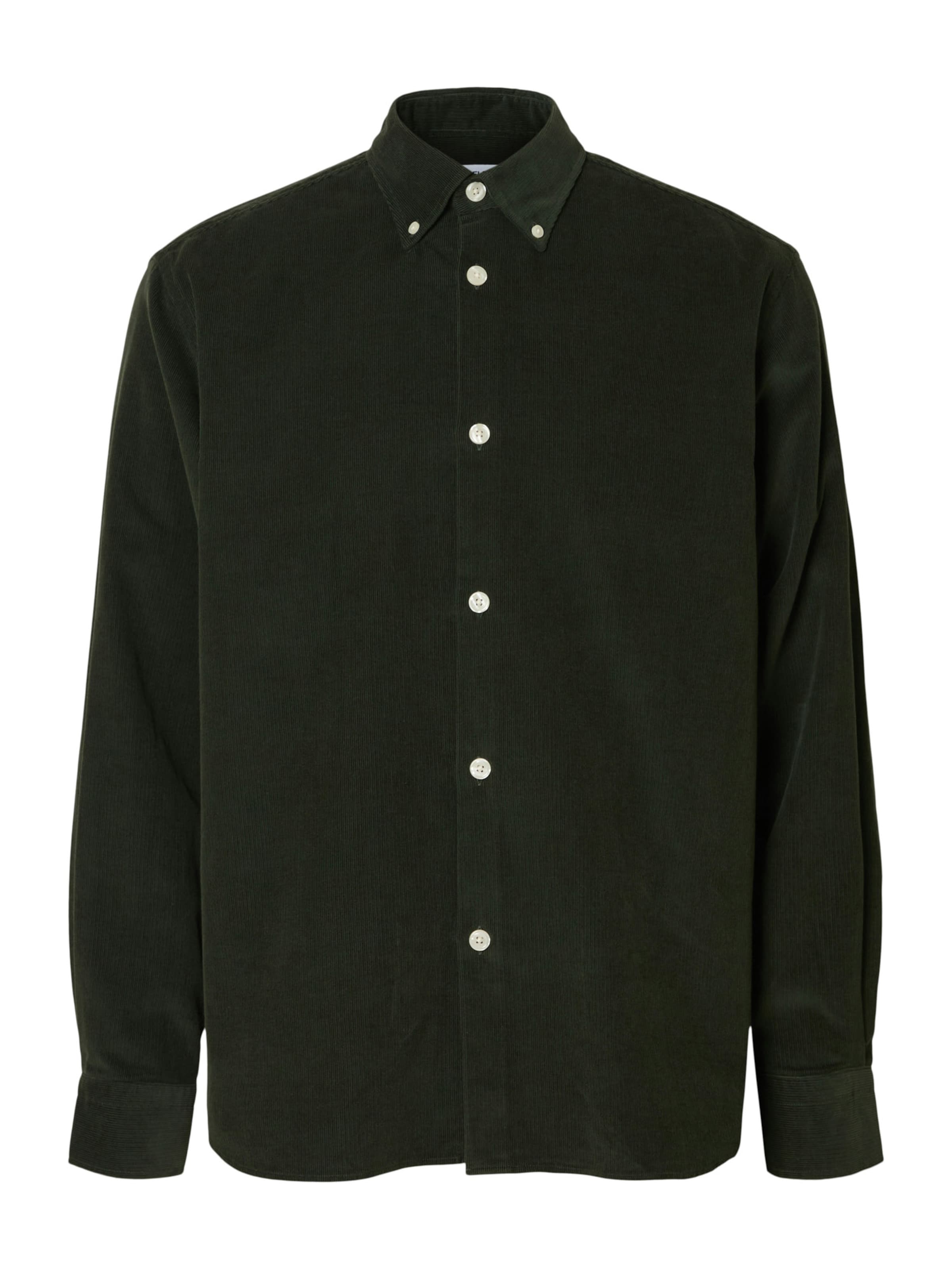 žalia SELECTED Standartinis modelis Marškiniai 'SLHDanni': priekis