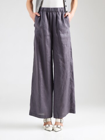 Wide leg Pantaloni 'MOSSI' di ECOALF in grigio: frontale