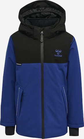 Hummel Performance Jacket 'Logan' in Blue: front