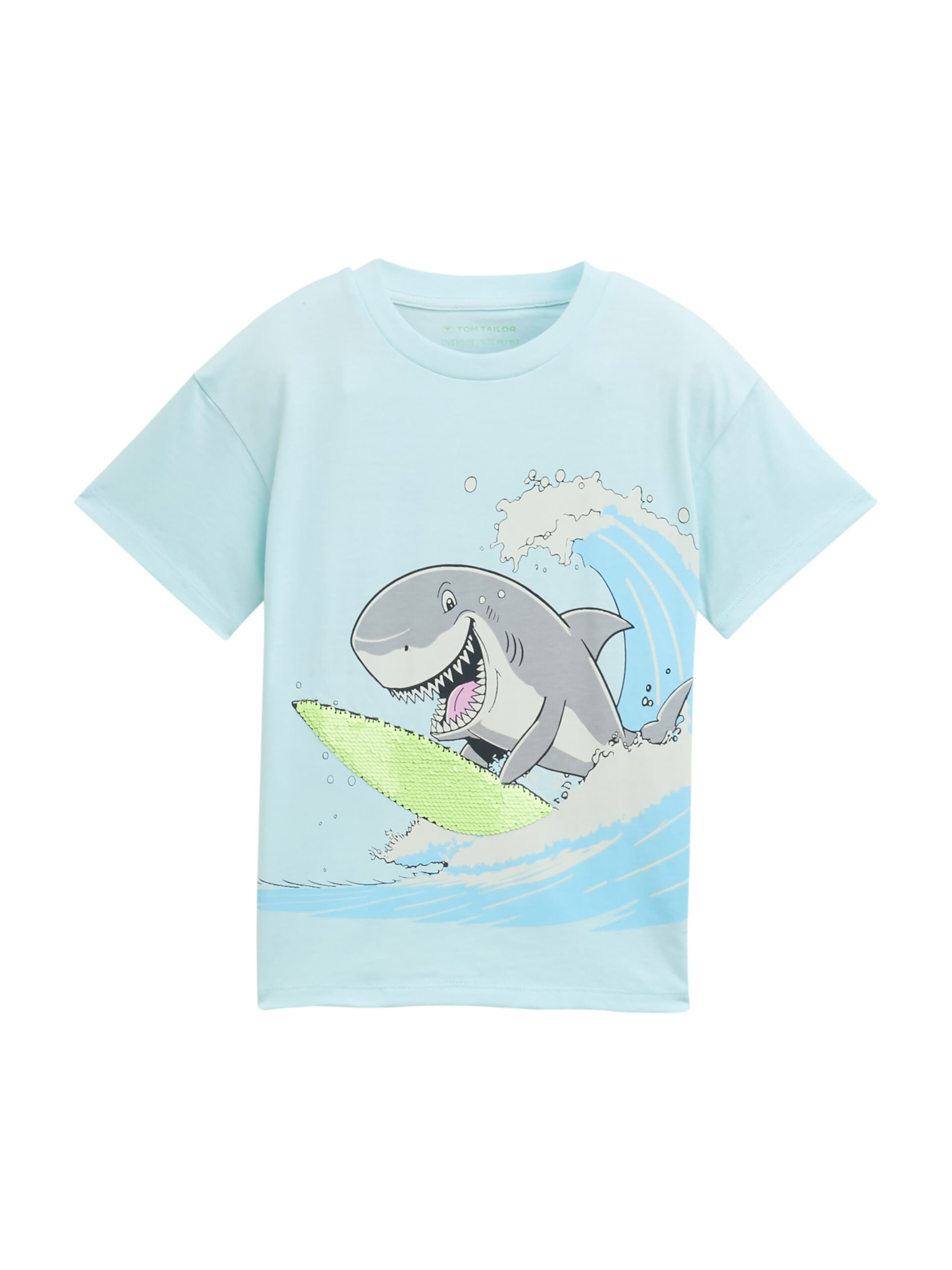 TOM TAILOR Shirt in Blue: front