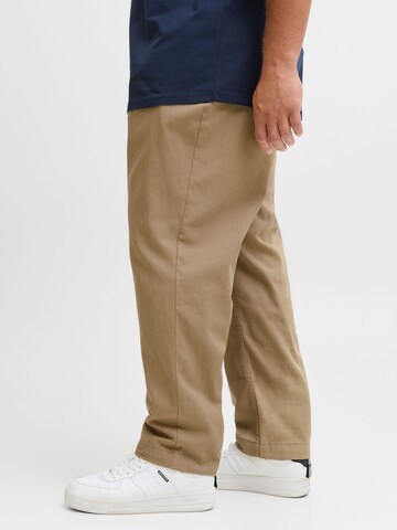 JACK & JONES Wide leg Chino trousers in Brown