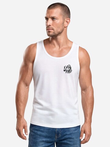 Neverless Shirt 'Walross' in White: front