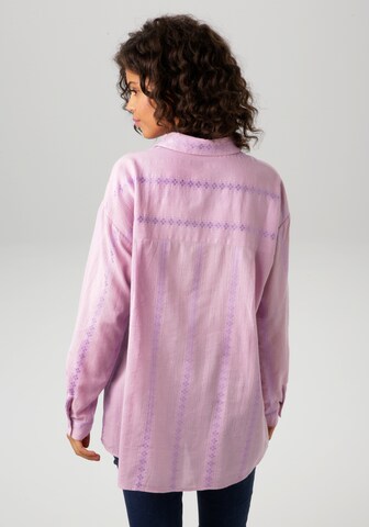 Aniston CASUAL Bluse in Lila