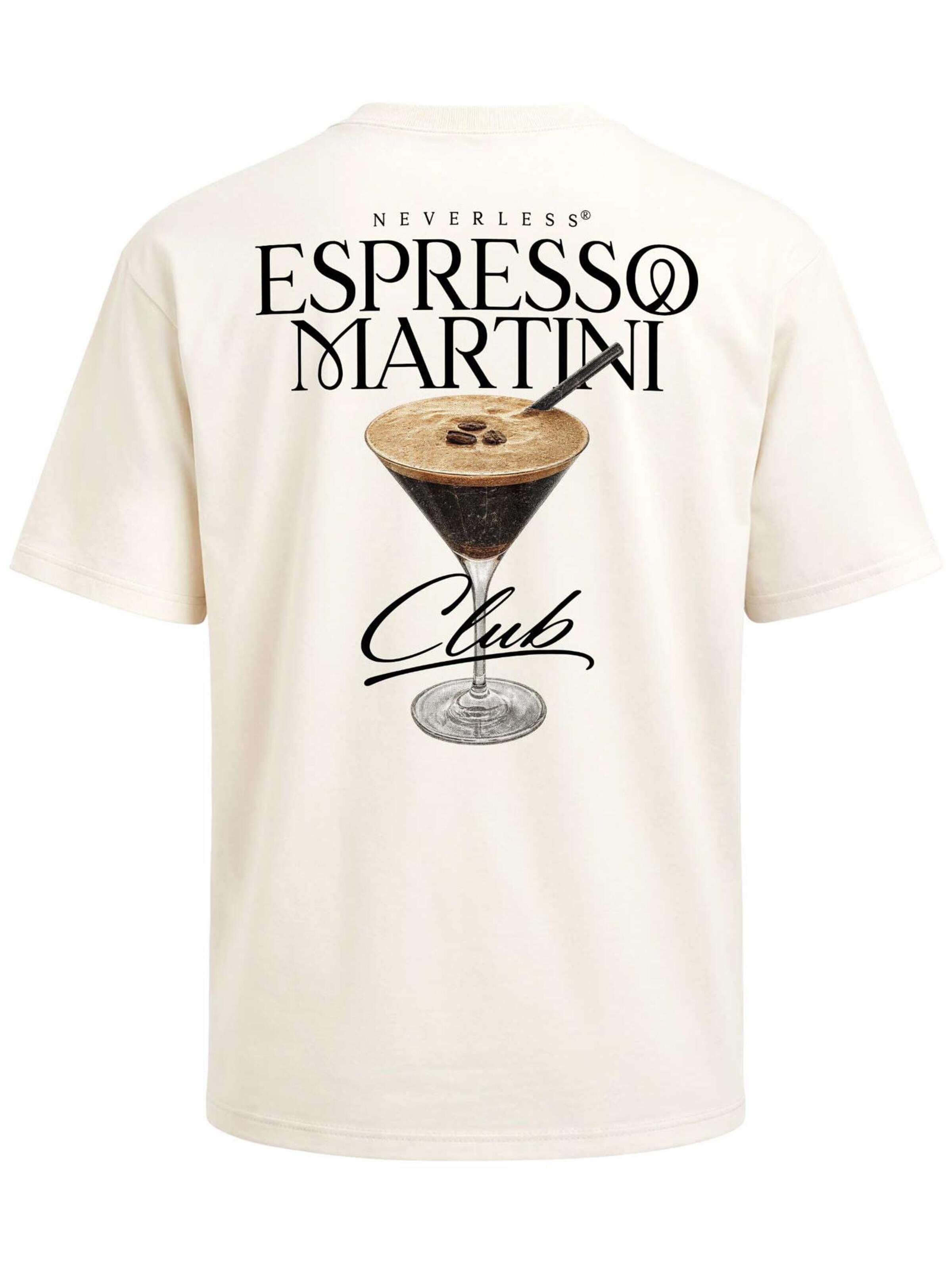 Neverless Shirt 'Espresso Martini' in Beige