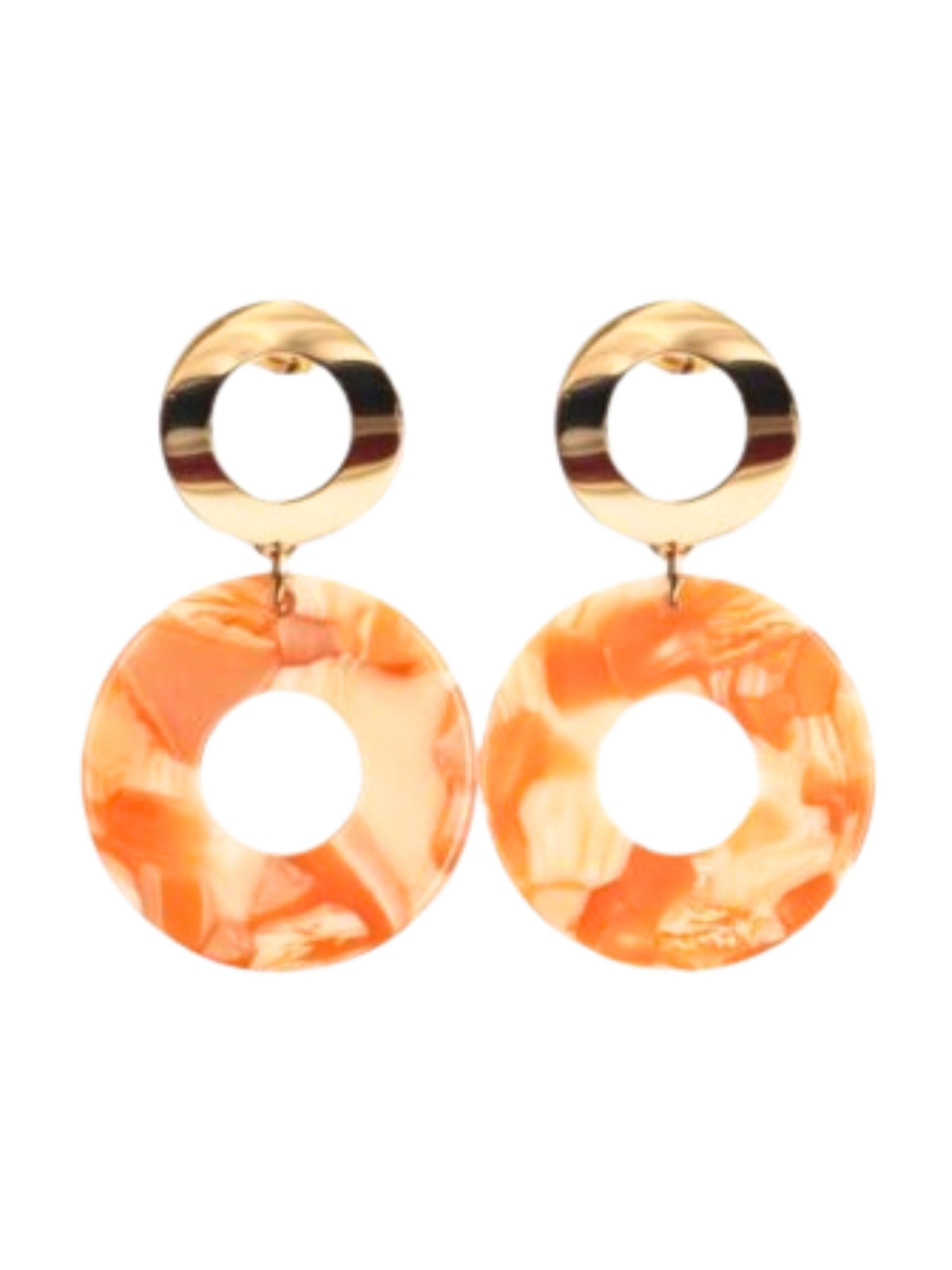 Fräulein Wunder Øreringe 'Adua' i rød: forside