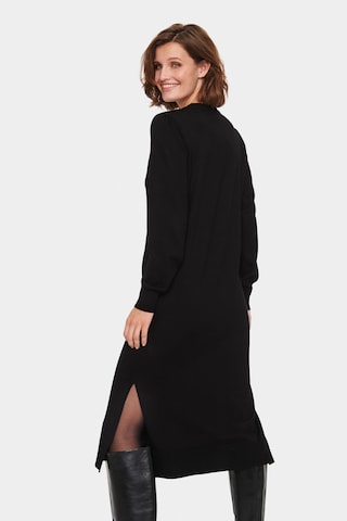 SAINT TROPEZ Gebreide jurk 'Kila' in Zwart