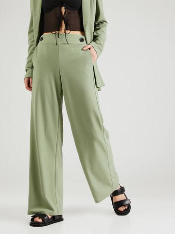 VERO MODA Wide leg Broek in Groen: voorkant