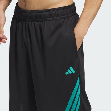 ADIDAS PERFORMANCE Loosefit Sportbroek 'Legends' in Zwart