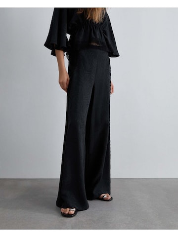 Scalpers Wide Leg Hose in Schwarz