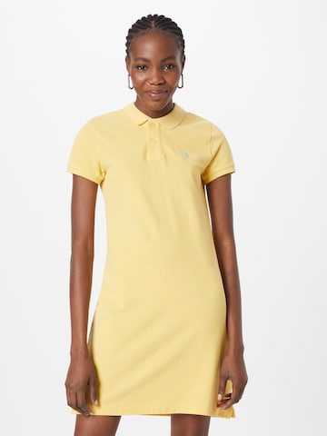 Robe Polo Ralph Lauren en jaune : devant