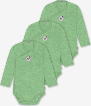 Barboteuse / body normani en vert : devant