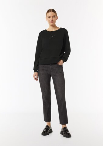 Sweat-shirt comma casual identity en noir