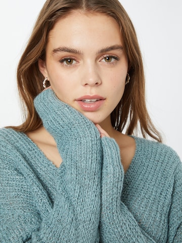 JDY Sweater 'New Megan' in Blue