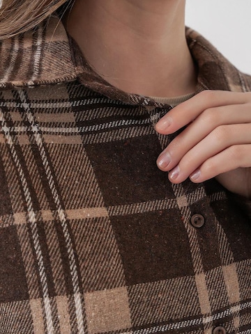 Bigdart Bluse in Braun