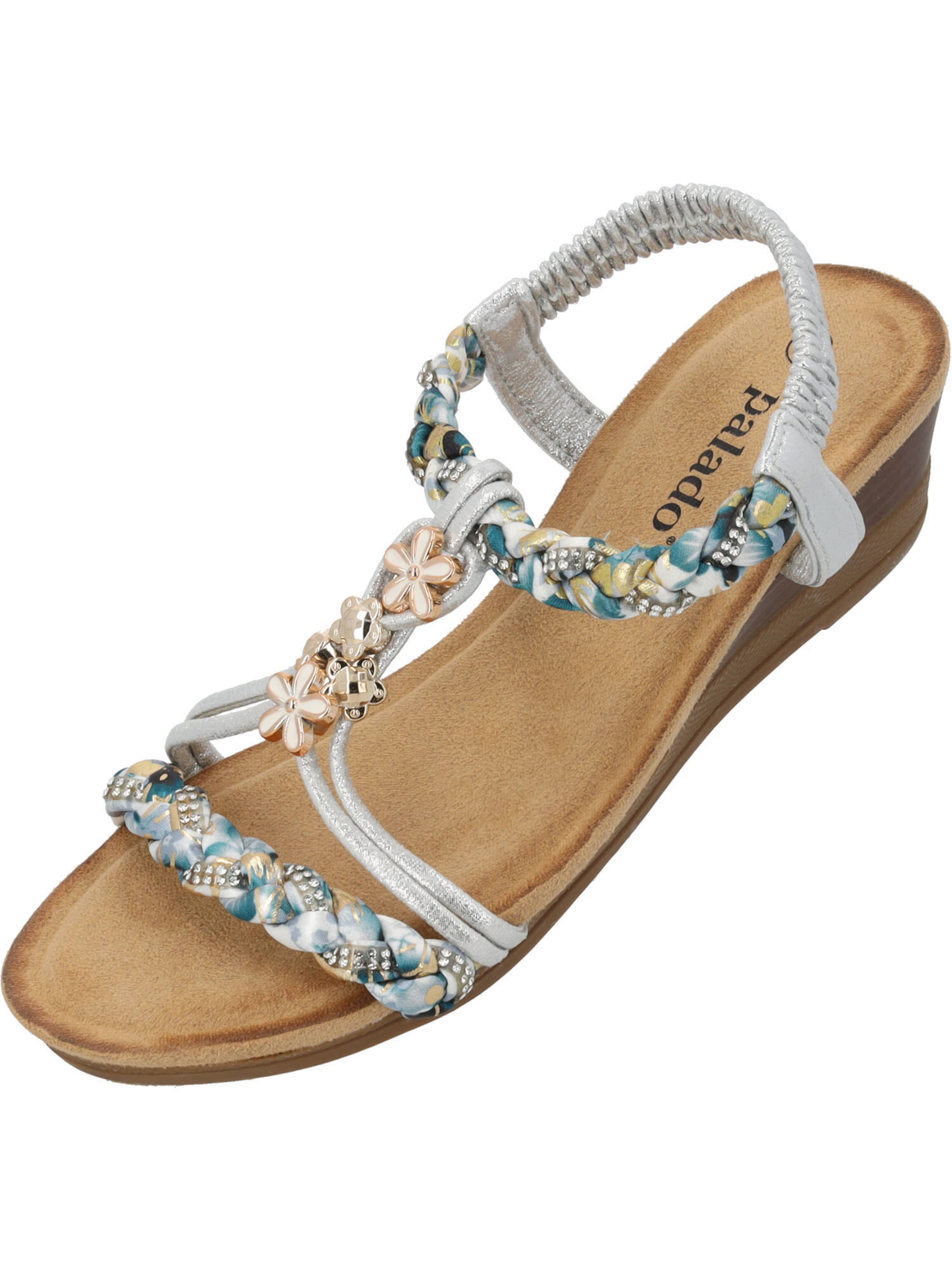 Palado Sandals 'Isotora' in Silver: front
