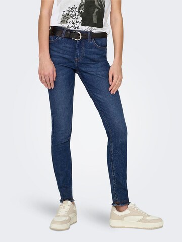 ONLY Skinny Jeans 'HUSH' in Blauw: voorkant