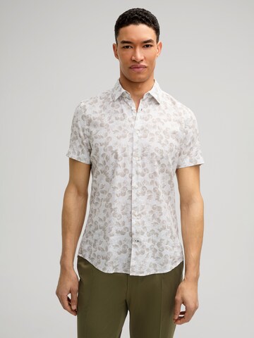 JOOP! Slim fit Button Up Shirt 'Pit' in White: front