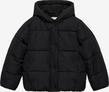 MANGO KIDS Зимно яке 'Tina' в черно: отпред