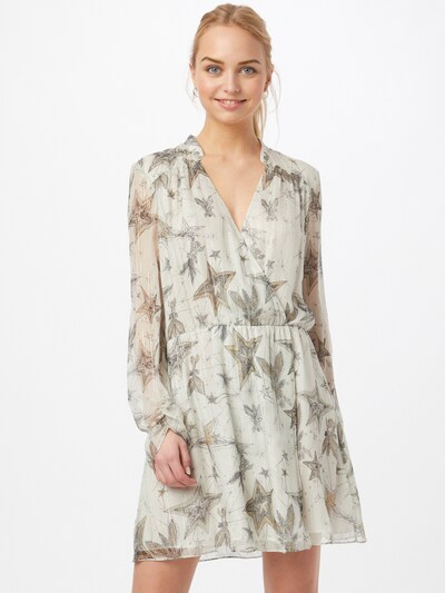 Rochie PATRIZIA PEPE pe nisipiu / gri / alb natural, Vizualizare model