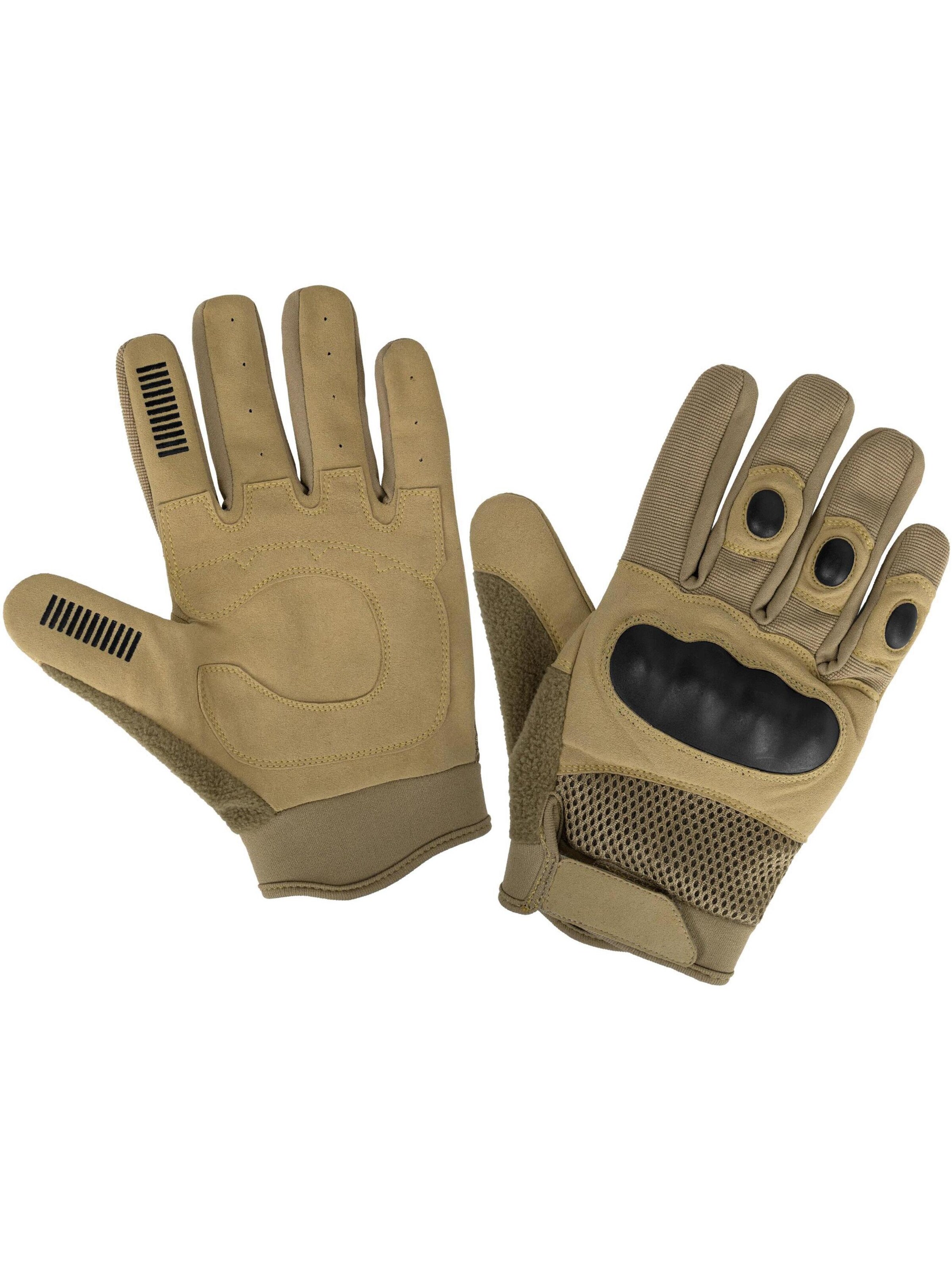 normani Vingerhandschoenen ' Airborne ' in de kleur Beige / Zwart, Productweergave