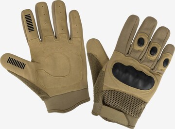 normani Full Finger Gloves ' Airborne ' in Beige: front