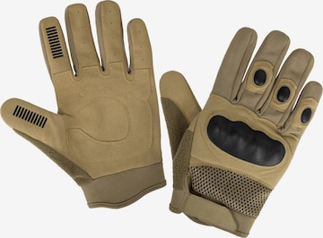 normani Full Finger Gloves ' Airborne ' in Beige: front