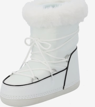 Palado by Sila Sahin Boots 'Kikuko' in Weiß: Vorderseite