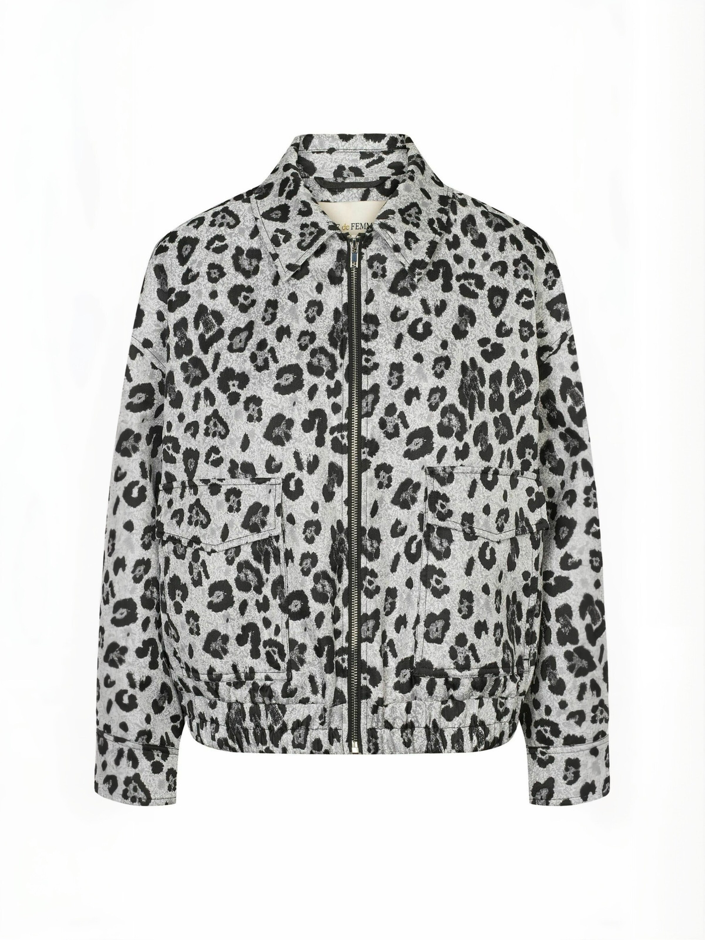 RUE de FEMME Between-season jacket ' Kaelinn ' in Silver: front