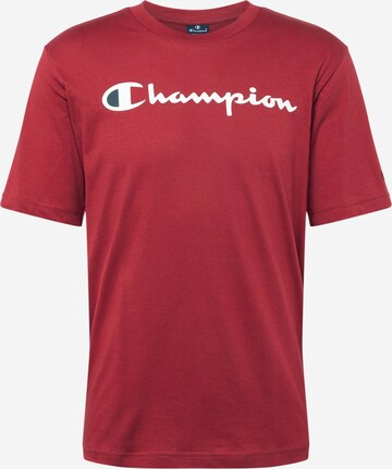 Champion Authentic Athletic Apparel Majica 'Legacy American Classics' | rdeča barva: sprednja stran