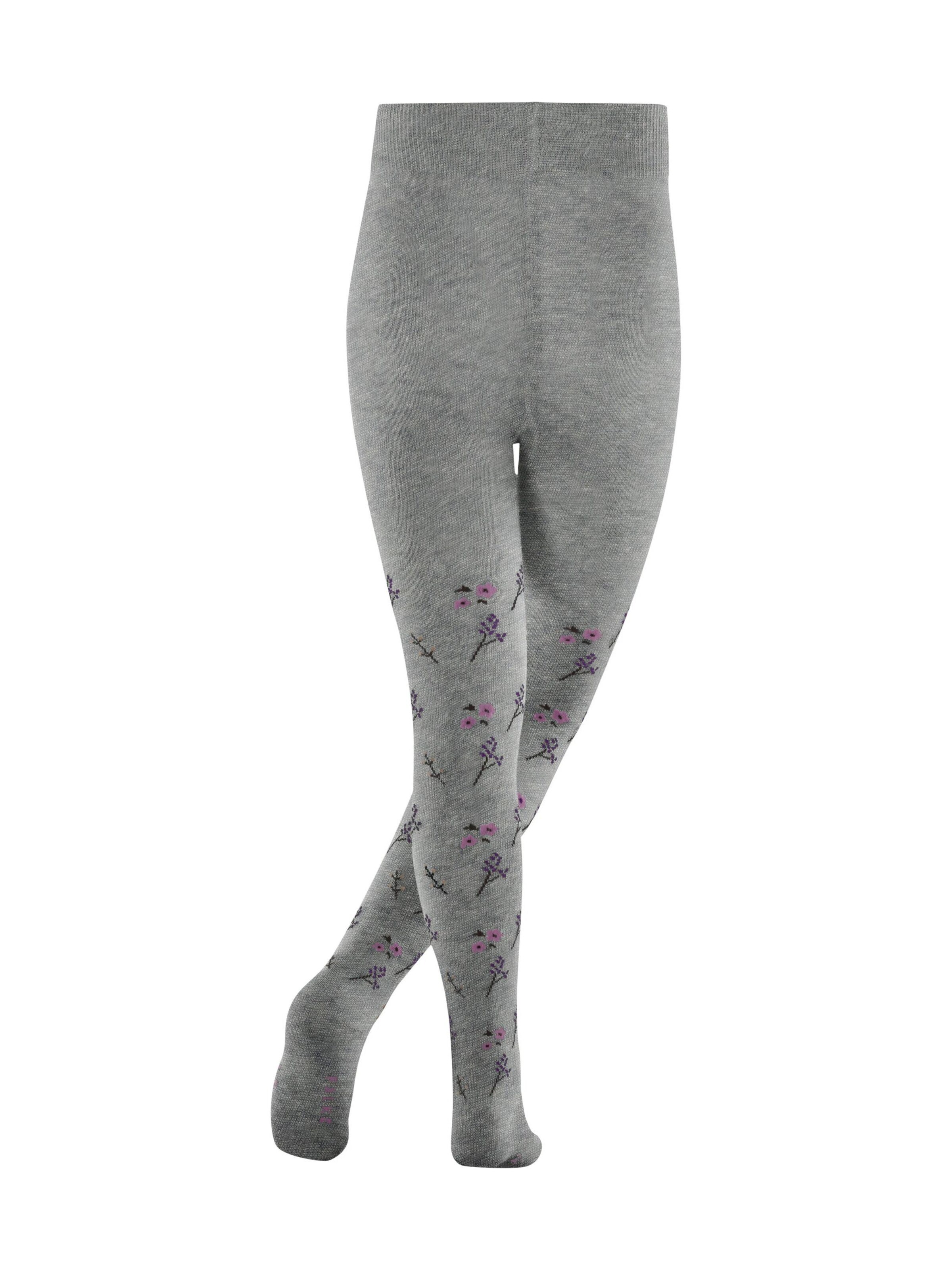 FALKE Tights 'Little Flowers' in Grey