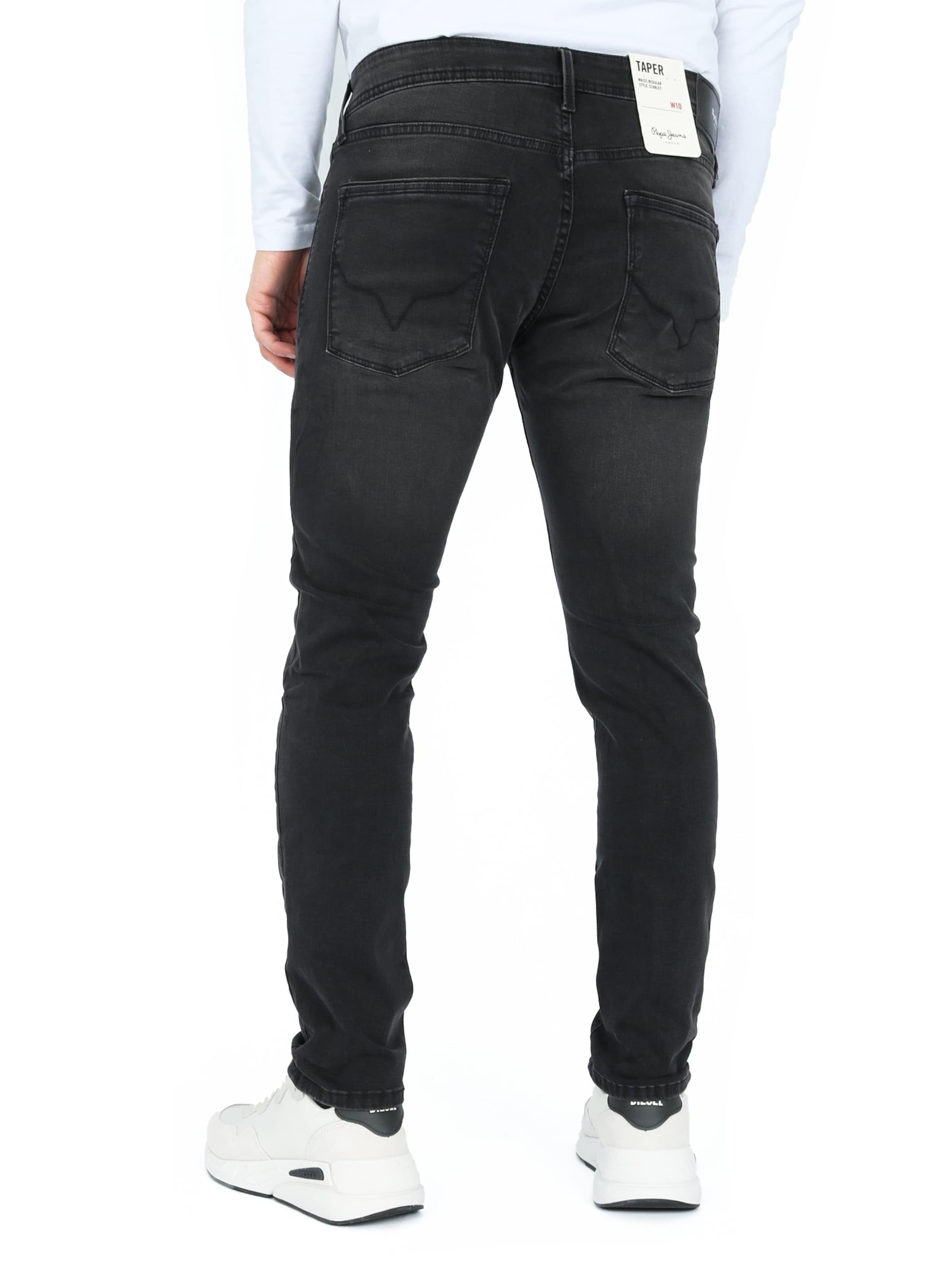 Coupe slim Jean 'Stanley WB7' Pepe en gris