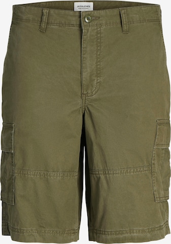 JACK & JONES Cargo trousers 'JWHZEUS' in Green: front