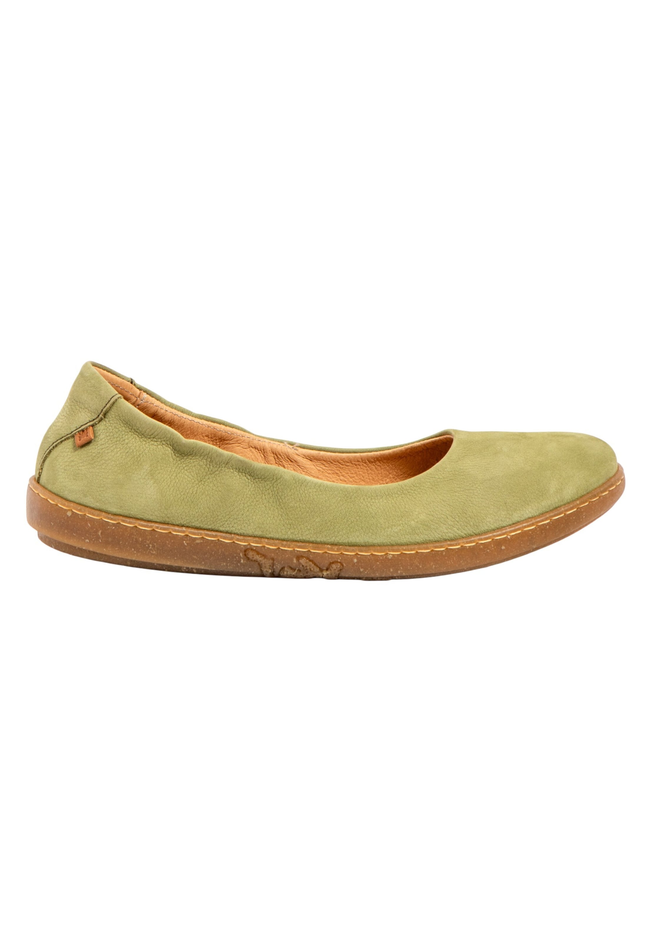 EL NATURALISTA Ballerina in Green: front