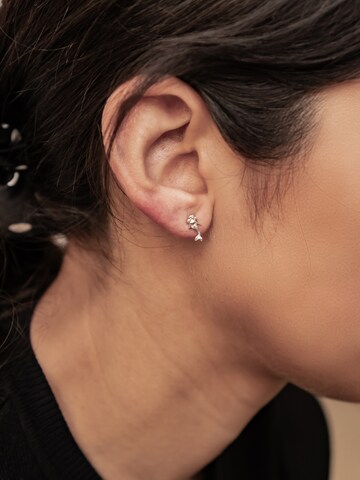 Hey Happiness Oorbellen 'Mermaid' in Zilver