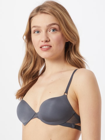 T-shirt Reggiseno 'Symmetry' di SLOGGI in grigio: frontale