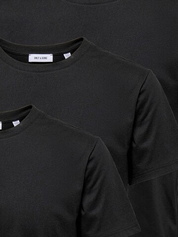Only & Sons Shirt 'ONSJeff Longy' in Black