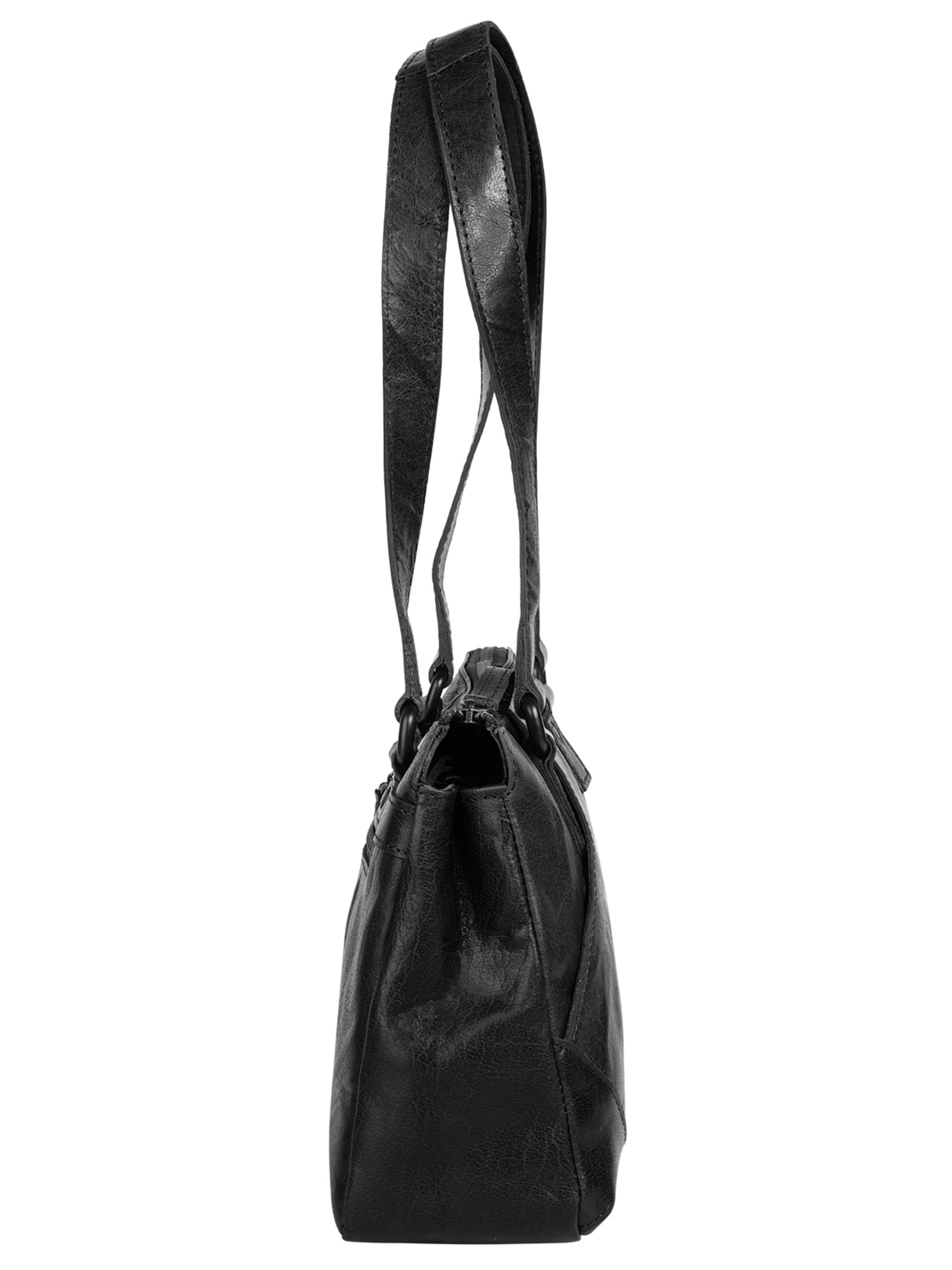 Spikes & Sparrow Handtas in Zwart