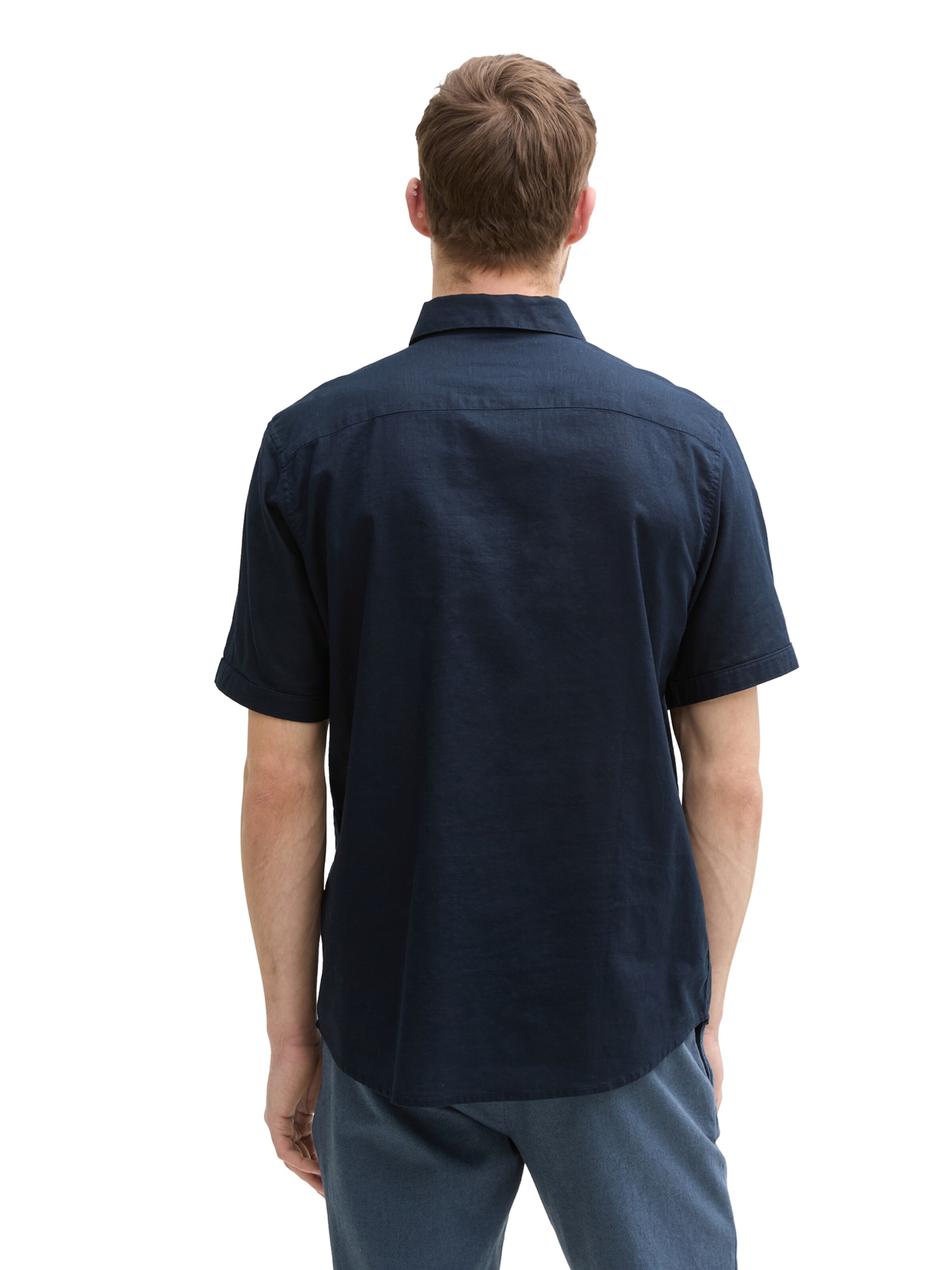 TOM TAILOR Rovný strih Košeľa - Modrá