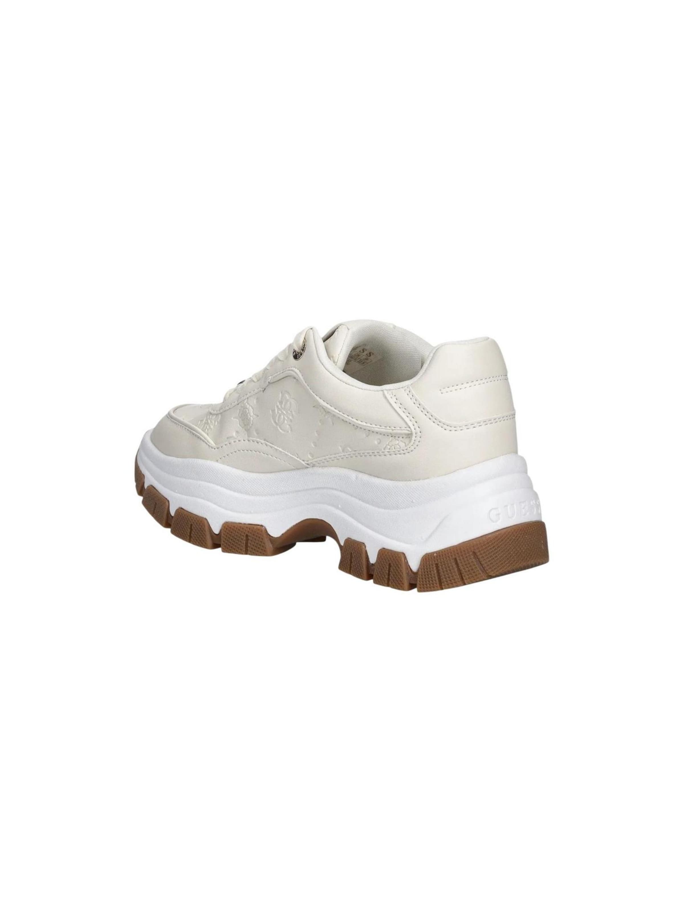 Sneaker bassa 'BERRETT2 FLFBRT PEL12' di GUESS in beige