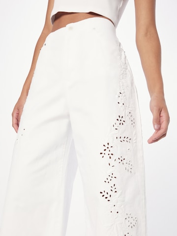 Lauren Ralph Lauren Zvonové kalhoty Džíny 'KATILYN' – bílá