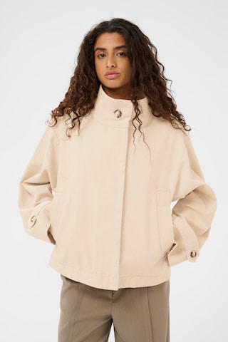 SOAKED IN LUXURY Overgangsjakke 'SLJannine' i beige: forside