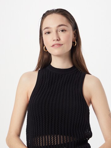 HUGO Red Knitted Top 'Slonisa' in Black