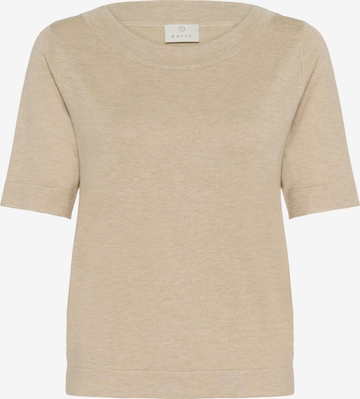 Pull-over 'KALizza' Kaffe en beige : devant
