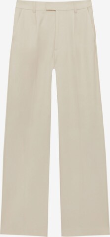 Pull&Bear Широка кройка Панталон с набор в сиво: отпред
