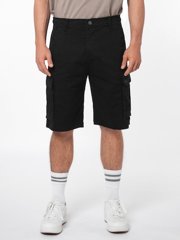 Sublevel Loosefit Shorts in Schwarz: Vorderseite