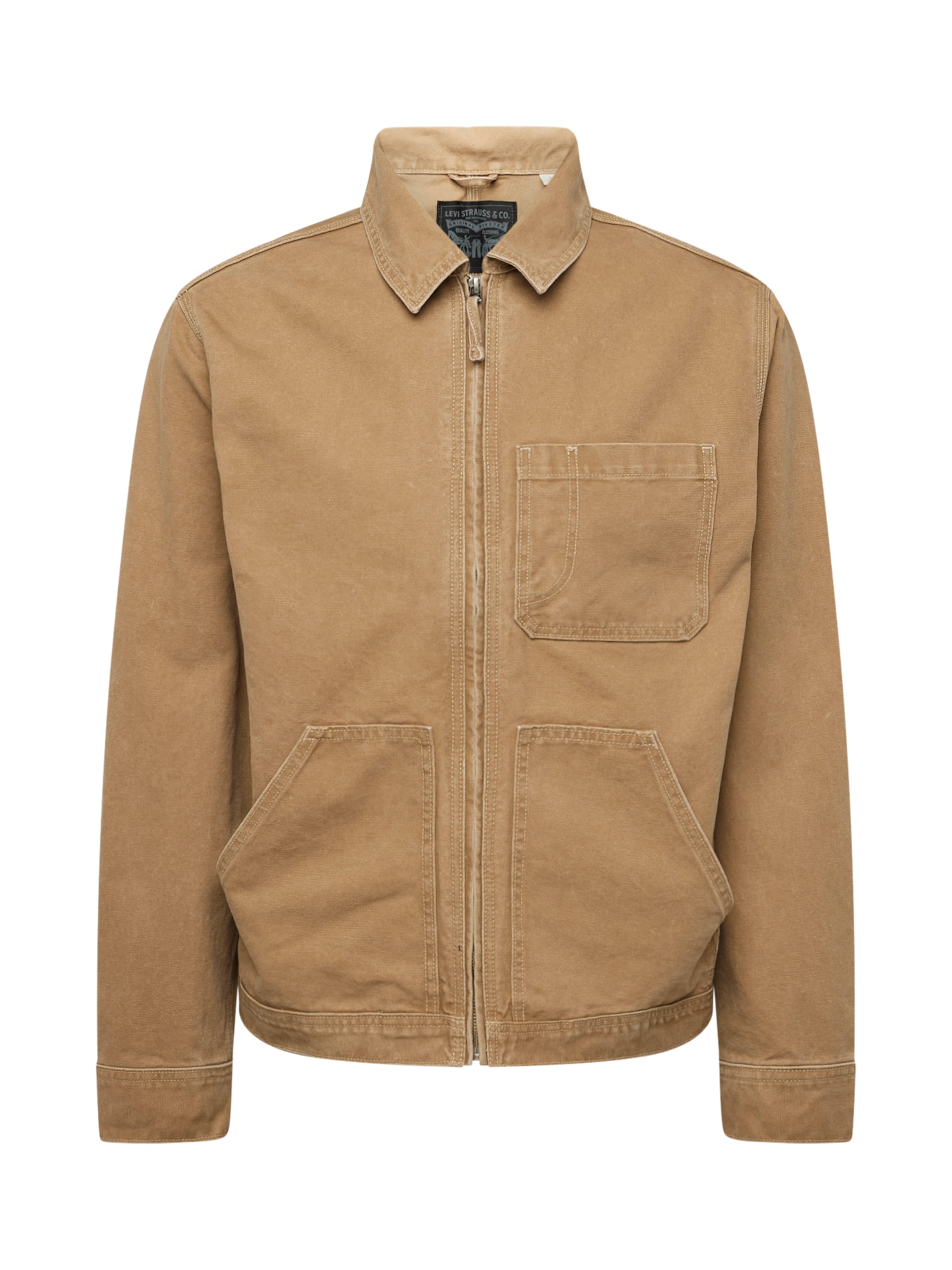 LEVI'S ® Jacke 'HUBER UTILITY' in Beige: Vorderseite
