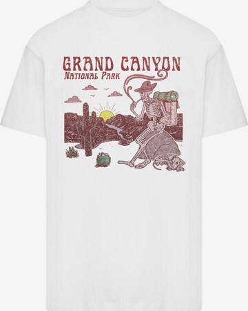 F4NT4STIC Shirt 'US National Parks Grand Canyon Sunrise' in White: front